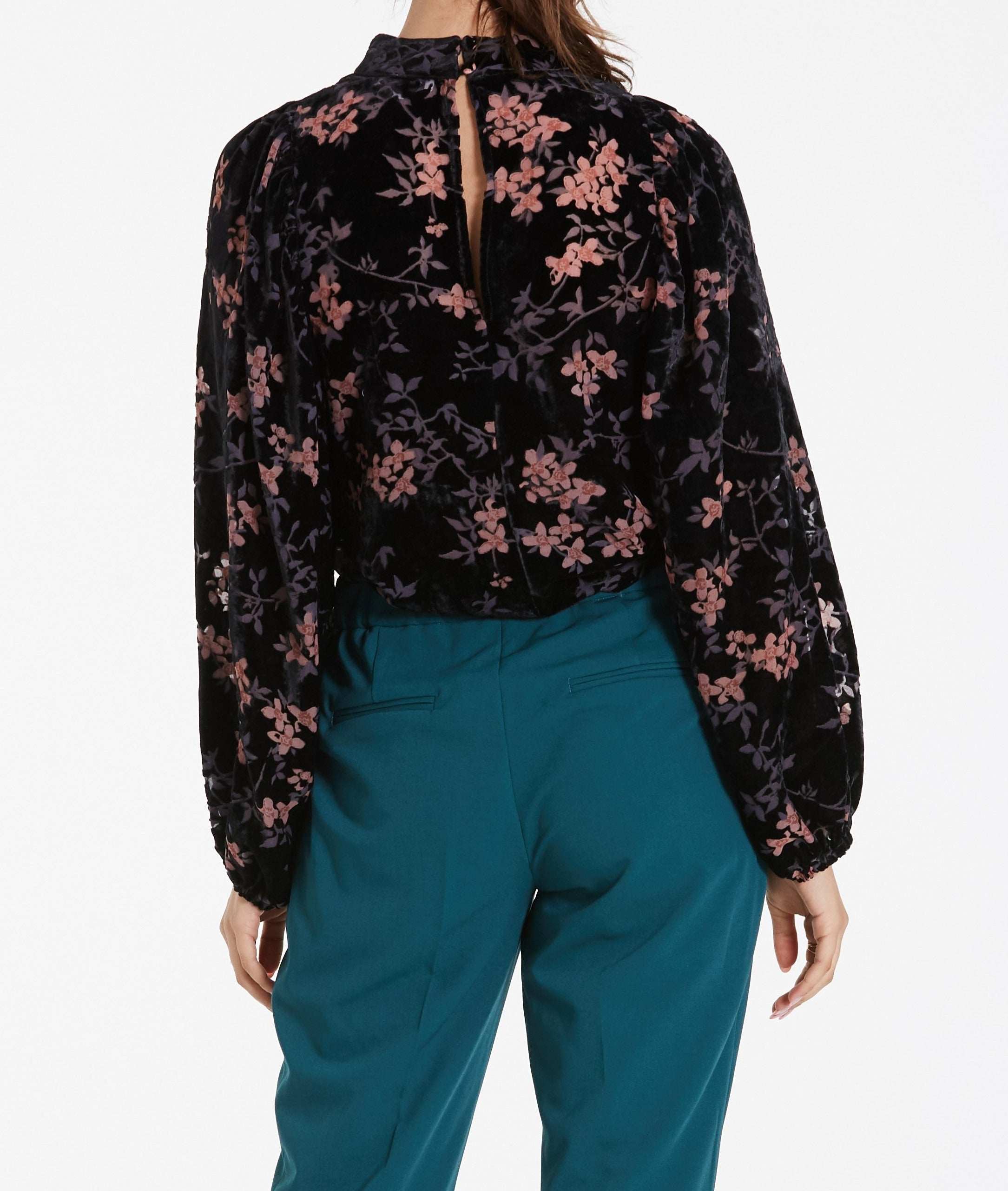 ROSEMARY blouse in cherry blossom burnout
